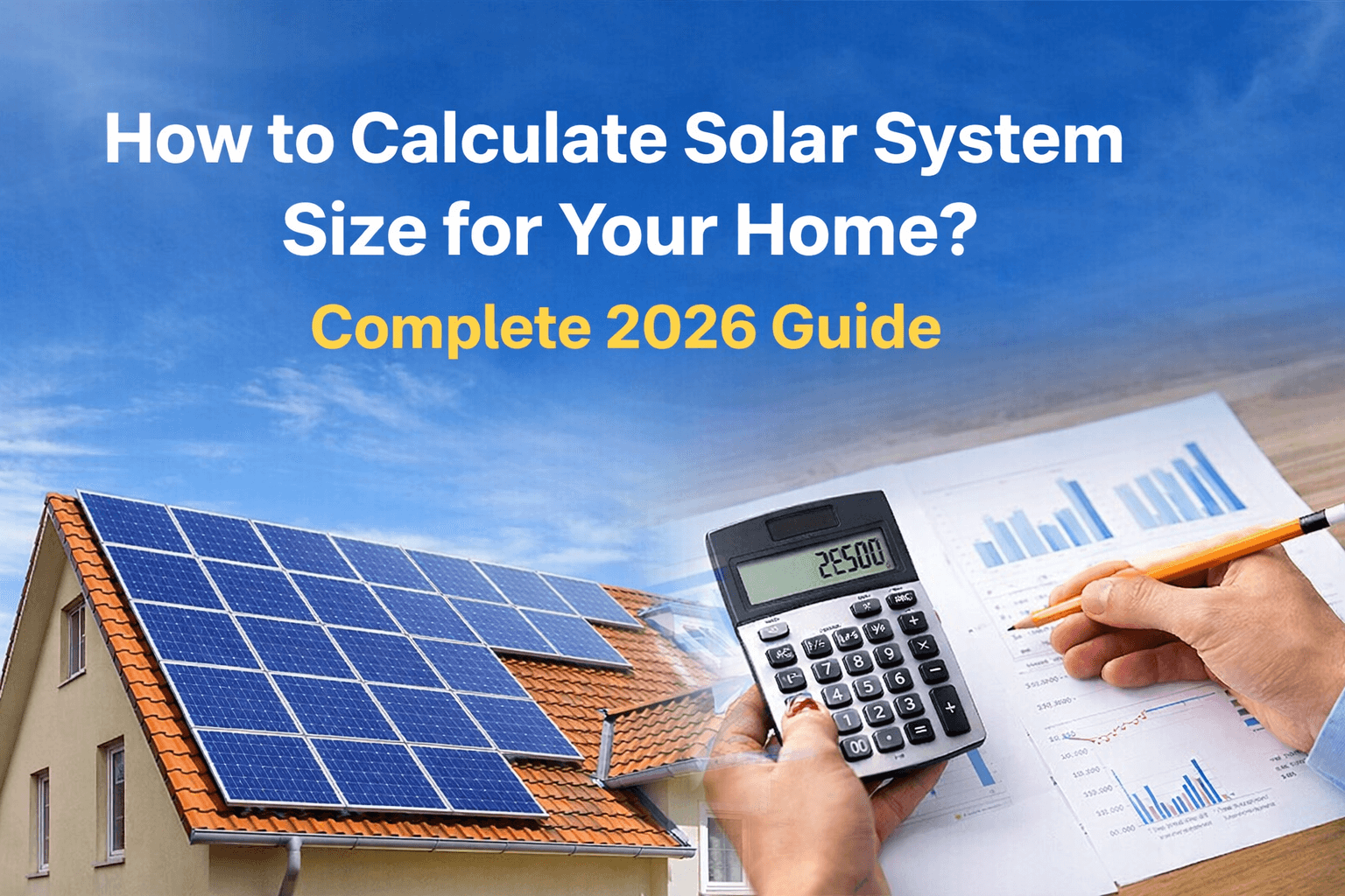 How to Calculate Solar System Size for Your Home? (Complete 2026 Guide)