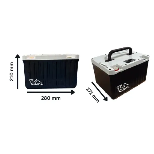 CAML 12.8V 100Ah (1.28kWh) LiFePO4 Lithium Battery
