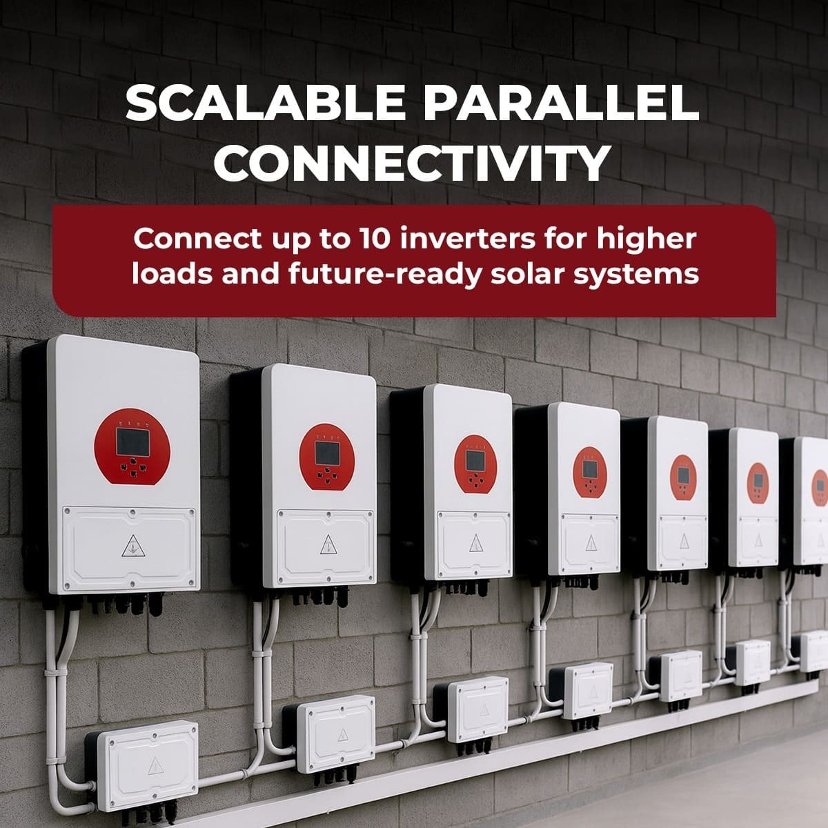 5 kVA High Frequency Single Phase Solar Hybrid Inverter | HYB-5-GXLS2