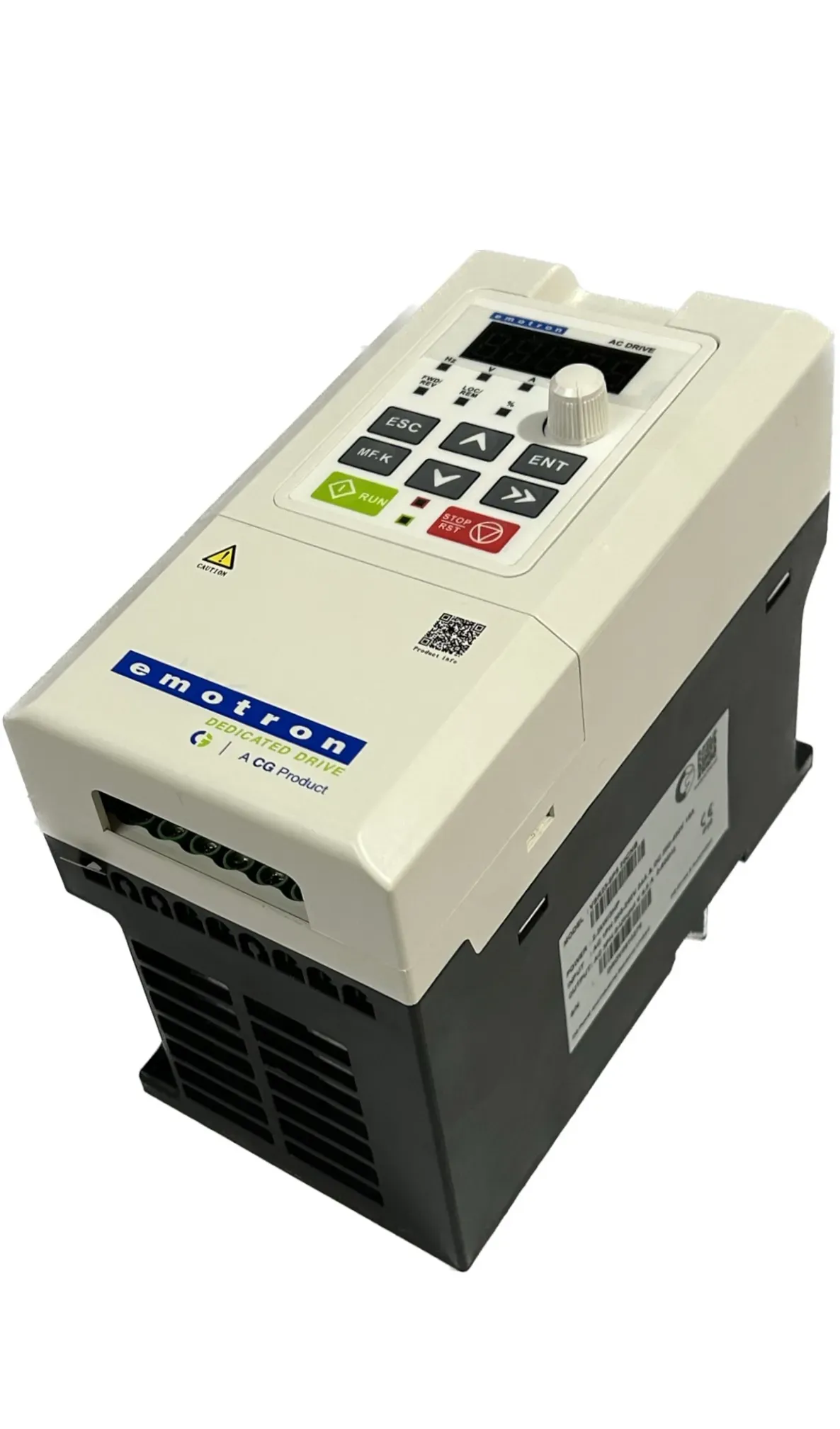 Crompton Greaves 5HP Solar VFD (VSRE48-009 3.7kW) Motor Controller 3 Phase Drive