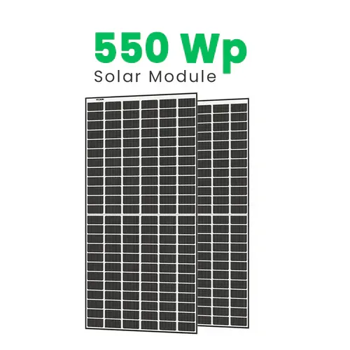 Loom Solar Mono PERC Half-Cut SHARK 550Wp Solar Panel (Pack of 2)